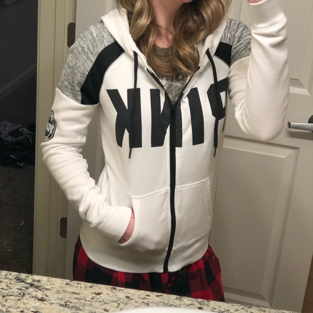 PINK VS zip up hoodie